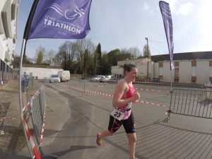 Solène à l'Aquathlon de Lomme